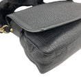 Load image into Gallery viewer, Elena Ghisellini Black Leather and Fur Three Way Bag