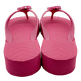 Load image into Gallery viewer, Gucci Pink Rubber Marmont Flip Flops