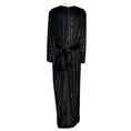 Load image into Gallery viewer, Brandon Maxwell Black Long Sleeved Shimmer Velvet Gown / Formal Dress