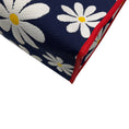 Load image into Gallery viewer, Marni Navy Blue / White / Yellow / Red Logo Floral Daisy Knit Fabric Tote Bag