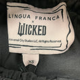 Load image into Gallery viewer, Lingua Franca x Wicked Black Elphaba Silk Pant with Feathers