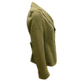 Load image into Gallery viewer, Max Mara Green / Brown Houndstooth Plaid Wool and Angora Blazer