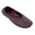 Load image into Gallery viewer, Burberry Poison Sadler Quilted Lambskin Ballerina Flats