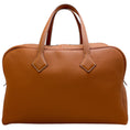 Load image into Gallery viewer, Hermes 2023 Brown Clemence Leather Victoria Bag