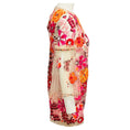 Load image into Gallery viewer, Jenny Packham Beige / Red / Pink / Orange Floral Embroidered Mesh Tulle Top and Shorts Set