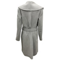 Load image into Gallery viewer, Malej Grey Belted Mid Length Wool Coat