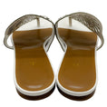 Load image into Gallery viewer, Hermes White Leather Nautilus Sandals
