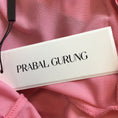 Load image into Gallery viewer, Prabal Gurung Pink / Purple / Black Mesh Detail Long Sleeved Colorblock Maxi Dress
