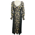 Load image into Gallery viewer, Cinq a Sept Black Multi Long Sleeve Jessica Dress