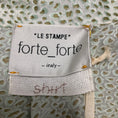 Load image into Gallery viewer, forte_forte Light Green Abstract Pattern Viscose and Silk Shirt / Blouse