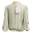 Load image into Gallery viewer, forte_forte Light Green Abstract Pattern Viscose and Silk Shirt / Blouse