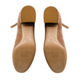 Load image into Gallery viewer, Gianvito Rossi Beige Ankle Wrap Low Heel Suede Ballet Pumps