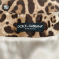 Load image into Gallery viewer, Dolce & Gabbana Brown Leopard Print Cropped Jacket with Gems