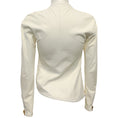 Load image into Gallery viewer, Tom Ford Ivory Ruched Leather Asymmetric Moto Jacket