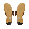 Load image into Gallery viewer, Chloe Light Brown Leather Flat Mae Sandals