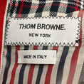 Load image into Gallery viewer, Thom Browne / Navy / White Red Plaid Midi Dress