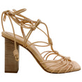 Load image into Gallery viewer, Ulla Johnson Wheat Leather Leyna Knotted Sandals