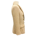 Load image into Gallery viewer, L'Agence Gold / Ivory Kenzie Double Breasted Tweed Blazer