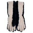Load image into Gallery viewer, Marni Navy Blue Shearling Gloves
