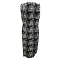 Load image into Gallery viewer, Akris Punto Black / White Sleeveless Sheath Midi Dress
