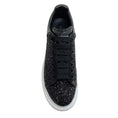Load image into Gallery viewer, Alexander McQueen Black / White Oversized Black Glitter Sneakers