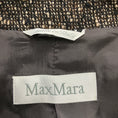 Load image into Gallery viewer, Max Mara Brown / Ivory Wool Tweed Jacket with Belt