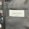 Load image into Gallery viewer, Valentino Black Multi Floral Dress with Lace Insets