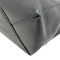 Load image into Gallery viewer, Celine Black Leather Large Fold Over Clutch