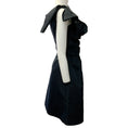 Load image into Gallery viewer, Prada Black Silk Cocktail Dress with Bow Details