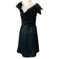 Load image into Gallery viewer, Prada Black Silk Cocktail Dress with Bow Details