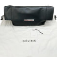 Load image into Gallery viewer, Celine Black Leather Large Fold Over Clutch