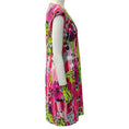 Load image into Gallery viewer, Versace Collection Pink / Lime Zip Detail Dress