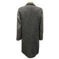 Load image into Gallery viewer, Sandro Black / White Tweed and Leather Trench Coat