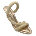 Load image into Gallery viewer, Alexandre Birman Beige / Gold Metallic Aysha 85 Sandals

