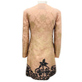Load image into Gallery viewer, Valentino Light Pink / Black Embroidered Full Zip Silk Mini Dress