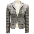 Load image into Gallery viewer, Akris Punto Light Grey Woven Wool Jacket