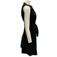 Load image into Gallery viewer, Victoria Beckham Black Bow Detail Viscose Stretch Dress