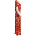 Load image into Gallery viewer, Paco Rabanne Coral Jacquard Knit Maxi Dress