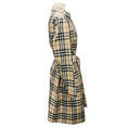 Load image into Gallery viewer, Burberry Beige Multi Classic Nova Check Plaid Trench Coat with Belt