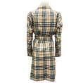 Load image into Gallery viewer, Burberry Beige Multi Classic Nova Check Plaid Trench Coat with Belt