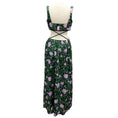 Load image into Gallery viewer, Agua by Agua Bendita Green / Purple Multi Peonia Peonia Ocaso Maxi Dress
