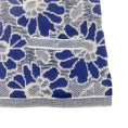 Load image into Gallery viewer, Chanel Navy Blue / White Floral Knit Top