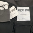 Load image into Gallery viewer, Moschino Couture Black Wool Peplum Tuxedo Halter Top