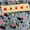 Load image into Gallery viewer, Marni Light Blue Multi Print Silk Top