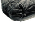 Load image into Gallery viewer, Akris Black Quilted Leather Hobo Shoulder Bag