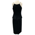 Load image into Gallery viewer, Cushnie et Ochs Black Viscose Stretch Cocktail Dress