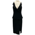 Load image into Gallery viewer, Cushnie et Ochs Black Viscose Stretch Cocktail Dress