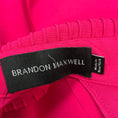 Load image into Gallery viewer, Brandon Maxwell Hot Pink Bow Detail Sleeveless Crepe Cocktail Dress