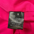 Load image into Gallery viewer, Brandon Maxwell Hot Pink Bow Detail Sleeveless Crepe Cocktail Dress