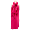 Load image into Gallery viewer, Brandon Maxwell Hot Pink Bow Detail Sleeveless Crepe Cocktail Dress